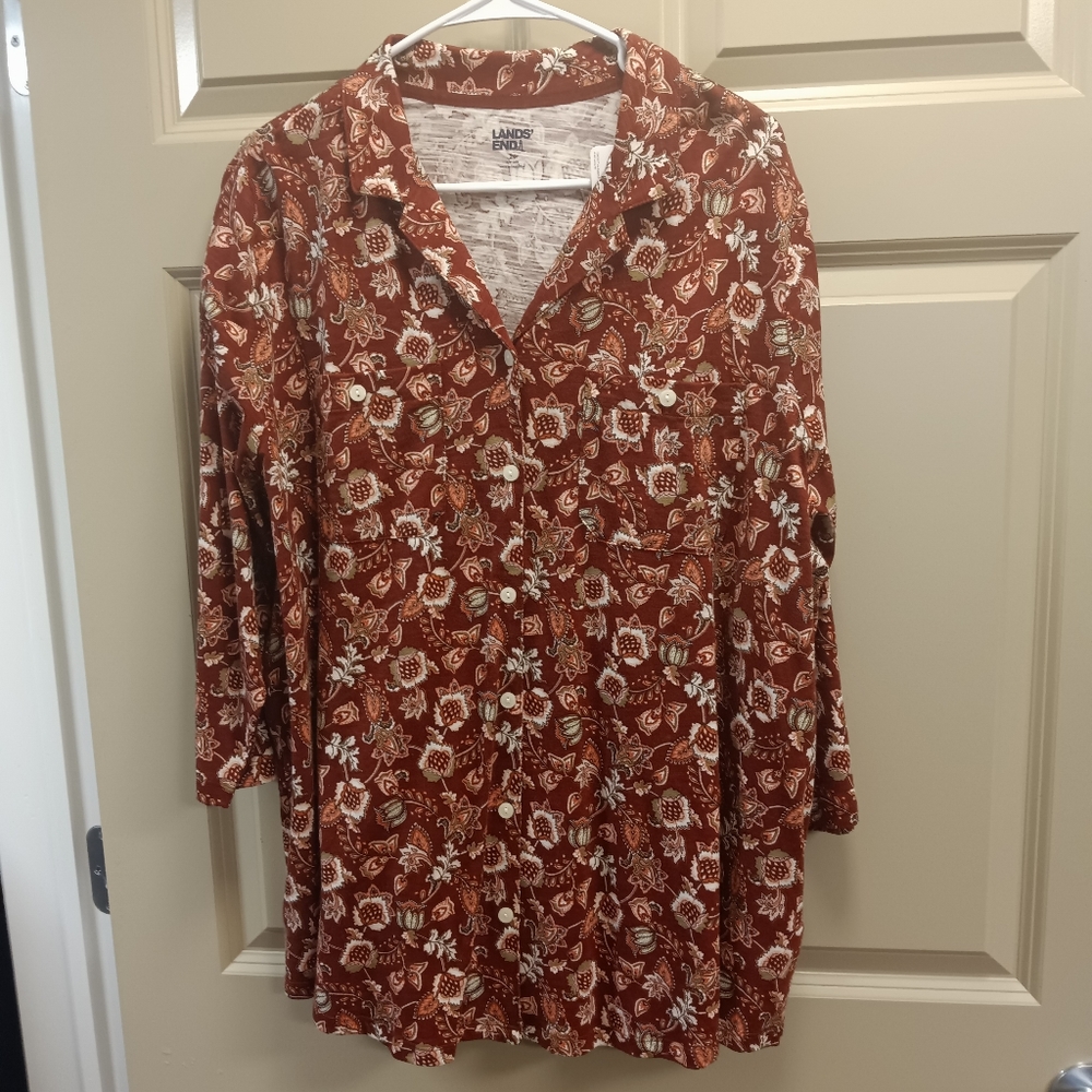 Women's Lands End Classic- size 2x